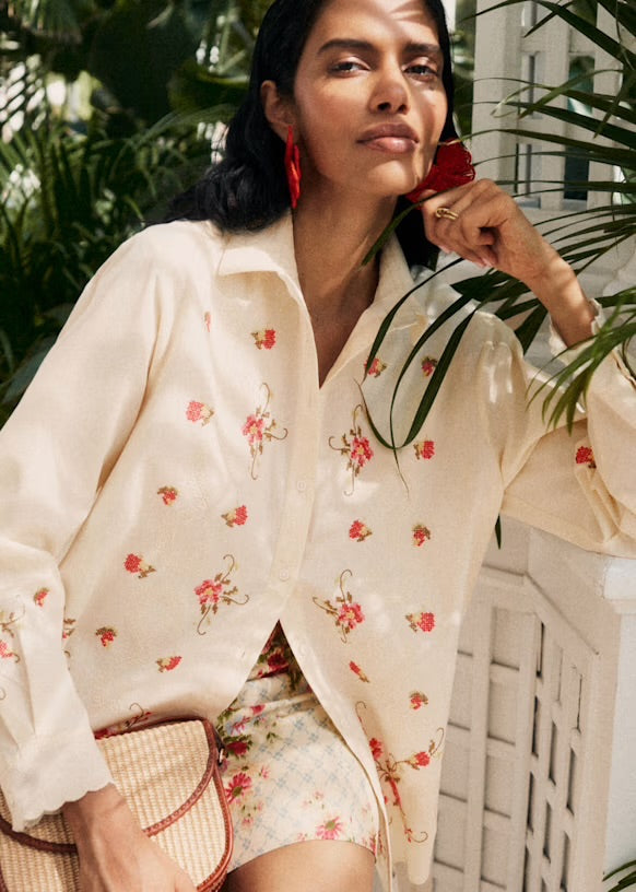 Sézane Chemise Maxy Shirt BNWT - Size 36