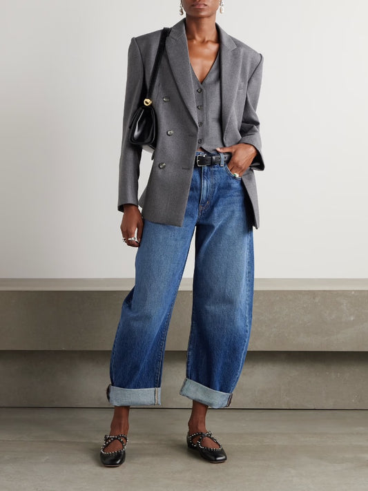 Frame high rise Bubble Jean 27
