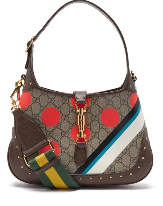 Gucci Jackie 1961 Small Polka Dot Handbag BNWT