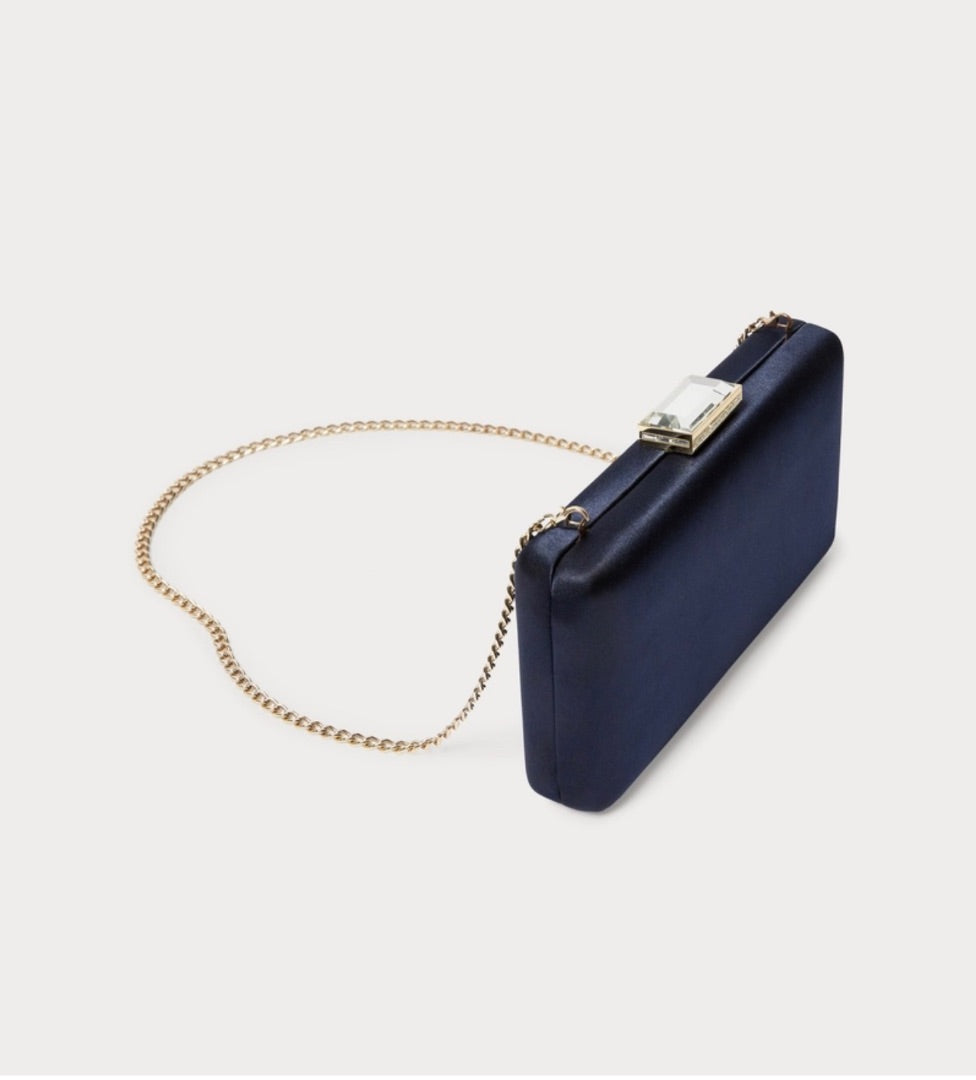 Marina Rinaldi Satin Clutch Bag