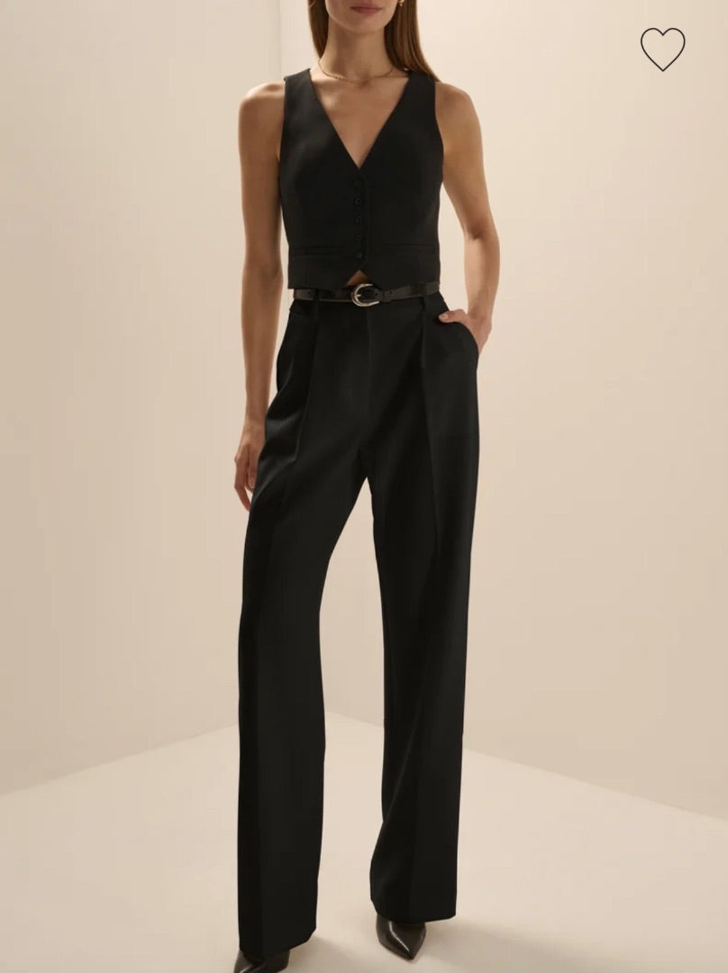 Favorite Daughter The Favorite Pant 32" in Black - Size 0 (XS)