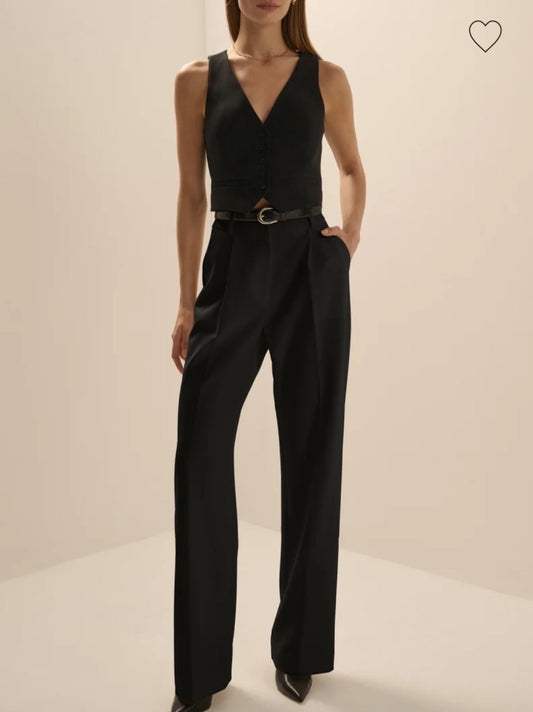 Favorite Daughter The Favorite Pant 32" in Black - Size 0 (XS)