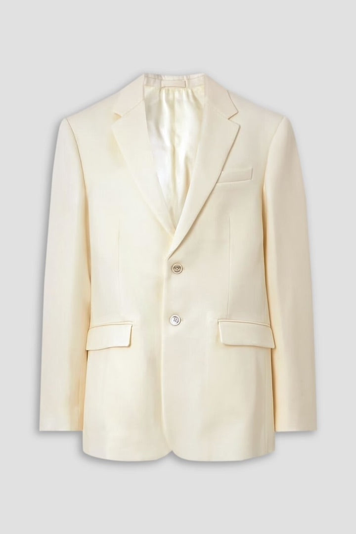 Nili Lotan wool Ivory Blazer 4