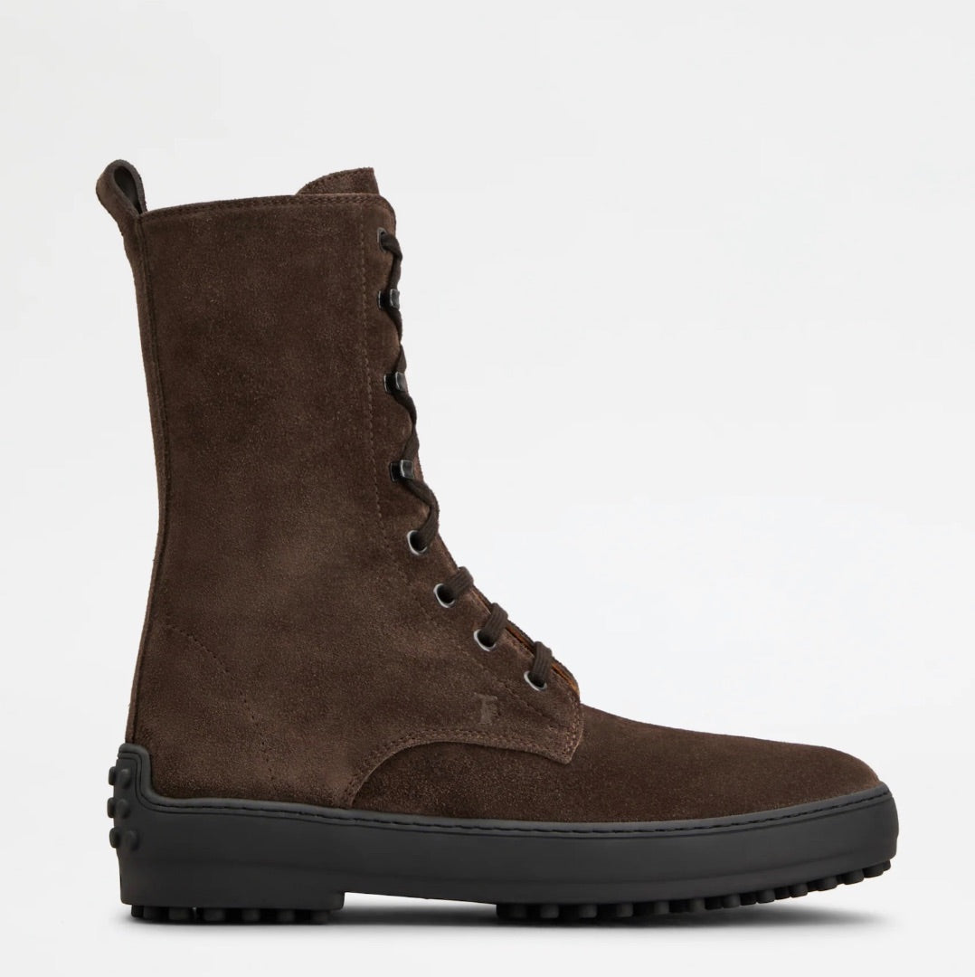 Tod’s Winter Gommino Ankle Boots in Brown Suede (Brand New) - Size 38 (Fits 8.5/9)