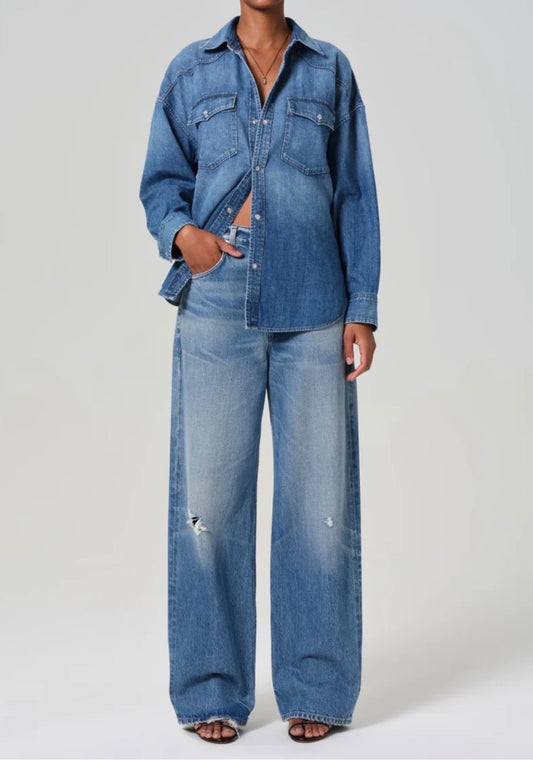 Citizens of Humanity Ayla Baggy Jeans in Solano - Size 26