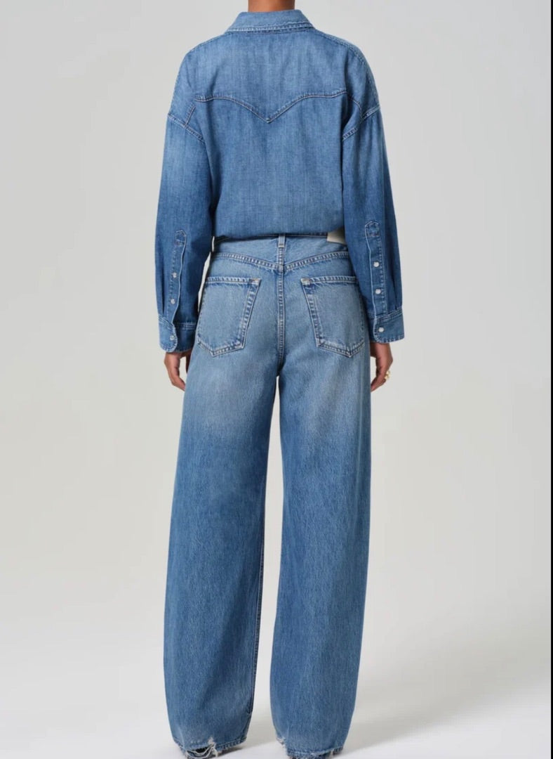 Citizens of Humanity Ayla Baggy Jeans in Solano - Size 26