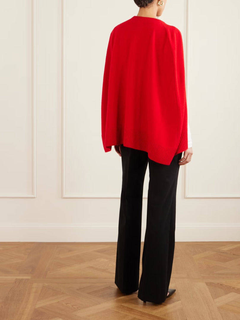 Toteme Cape-Effect Cashmere Sweater (Brand New) - Size 34