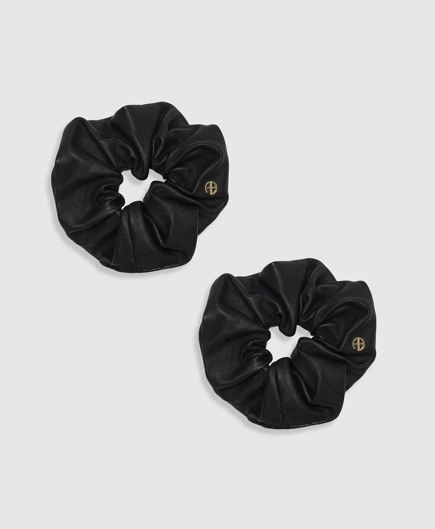 Anine Bing Large Gwinnett Scrunchie 2 pack