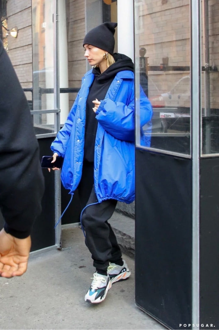 Balenciaga New Cocoon Padded Jacket in Blue - OS