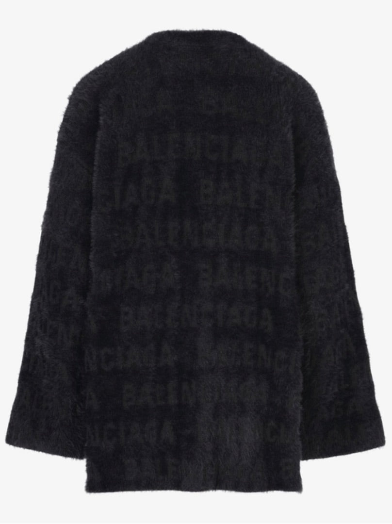 Balenciaga Furry Cardigan 'Black' - Size XS Men’s