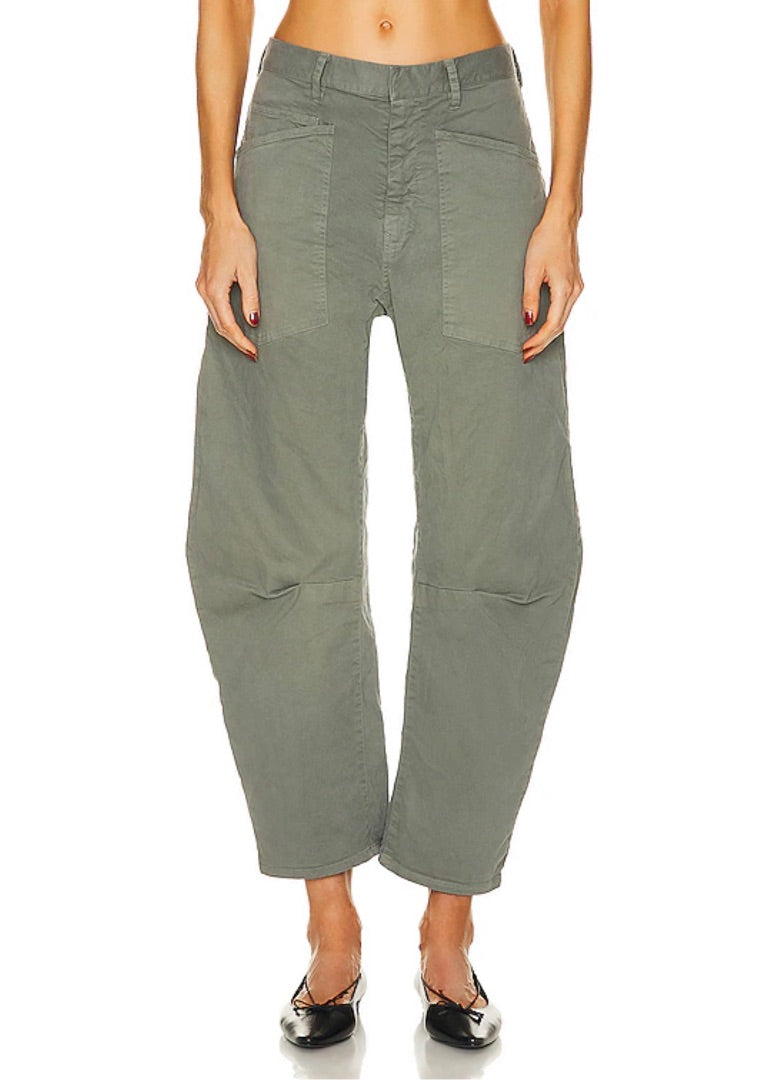 Nili Lotan Shon Pants in Admiral Green - Size 2
