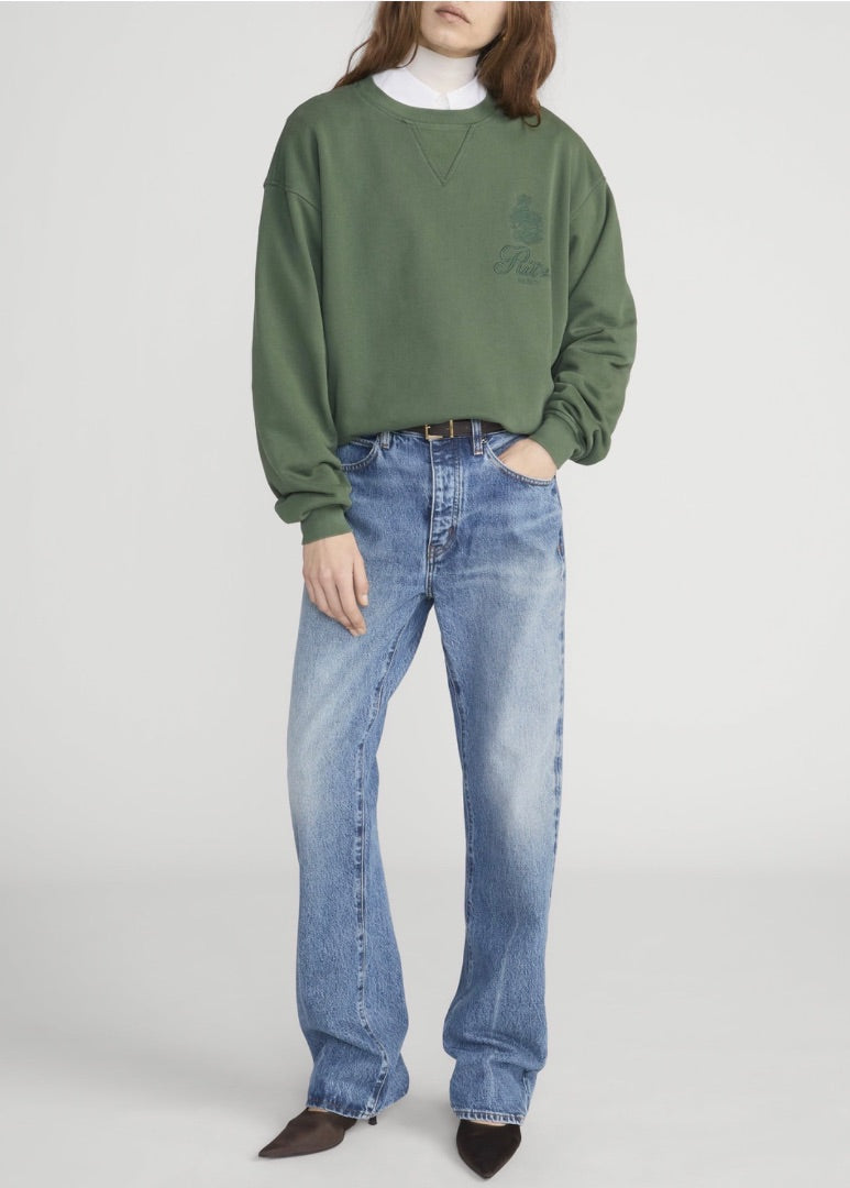 Frame x Ritz Unisex Tonal Logo Sweatshirt - Size Small