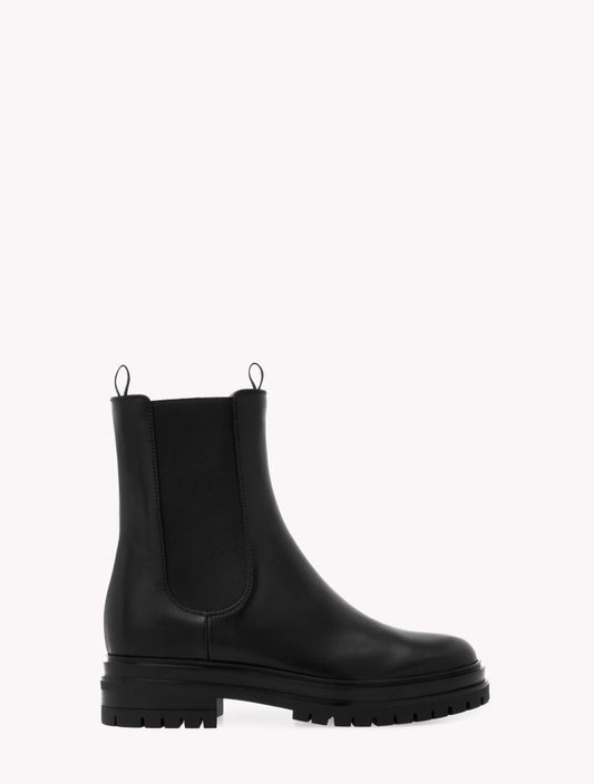Gianvito Rossi Chester Boots in Black - Size 37