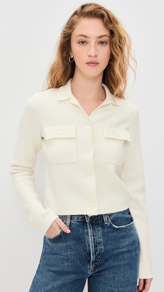James Perse Sweaterknit Jacket - Size 1 (Small)