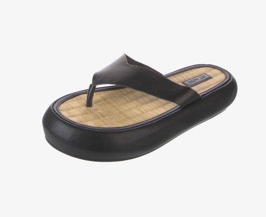 St.Agni Leather Flip Flops - Size 37