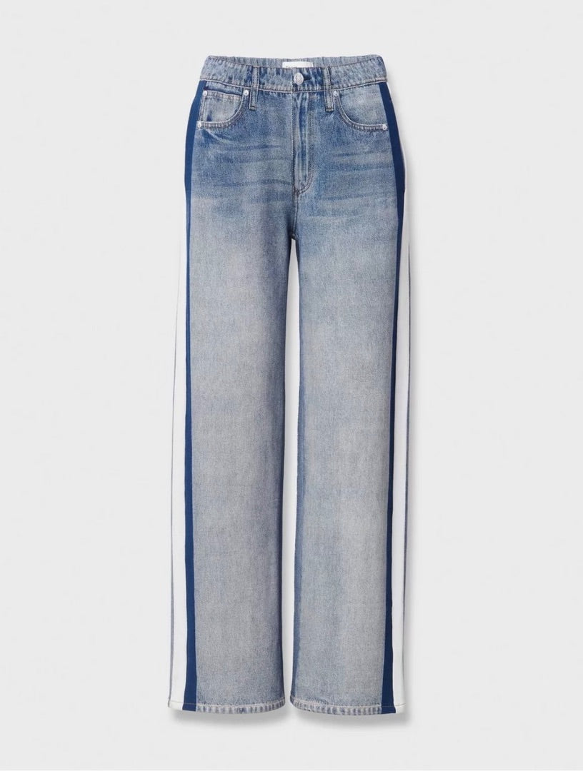 Rag & Bone Miramar Sport Stripe Track Pant In Cotton Terry BNWT - Size XS