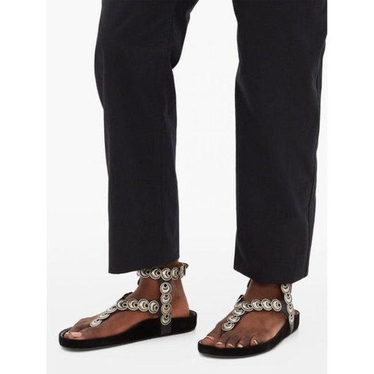 Isabel Marant Eldo Coin-Embellished Sandal 40