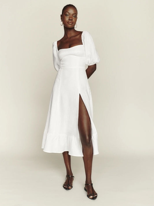 Reformation Belgium Linen Dress 6