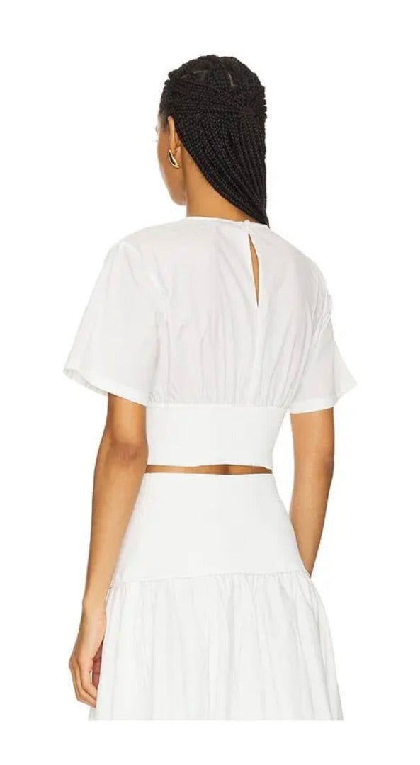 Jonathan Simkhai Adair Crewneck Crop top S & Jonathan Simkhai Stella Maxi Skirt S Set