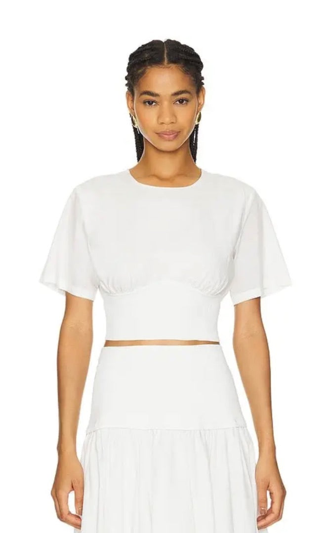 Jonathan Simkhai Adair Crewneck Crop top S & Jonathan Simkhai Stella Maxi Skirt S Set