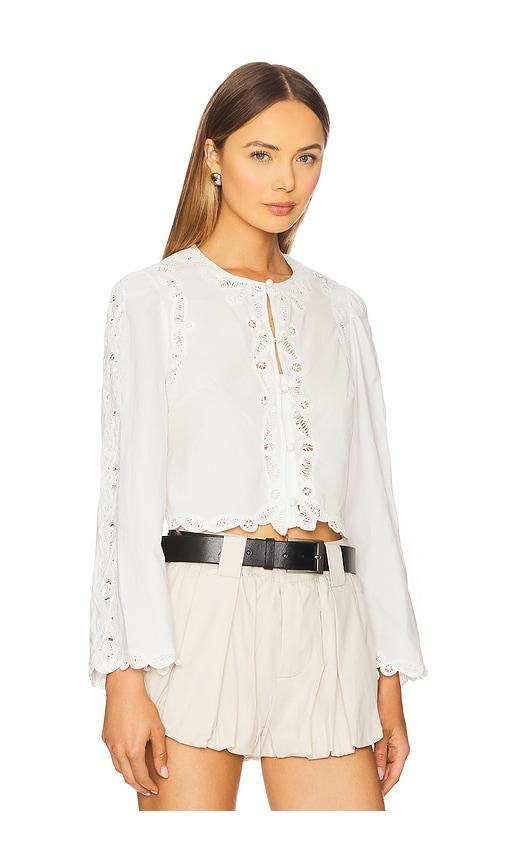 Sea NY Elke embroidery top M