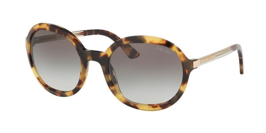 Prada Round Havana Brown Tortoise Sunglasses