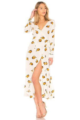 Ganni Roseburg Crepe Dress 36