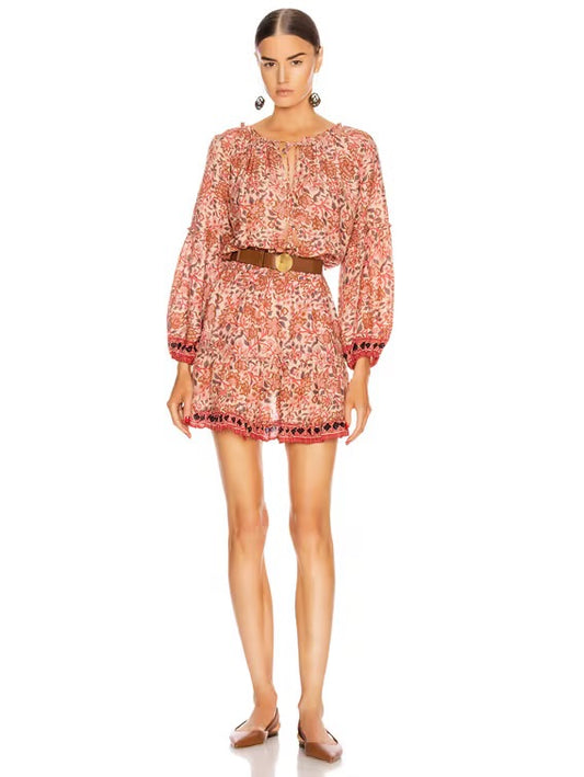 Natalie Martin Maggie Dress Dahlia Pink S