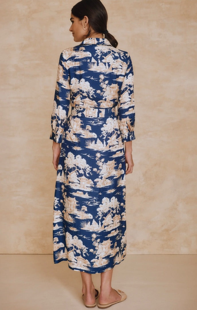 J. McLaughlin Kahlo Silk Blend Dress M