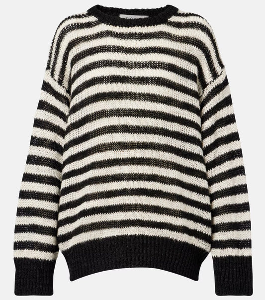 Rohe Stripe Linen Blend Sweater 34