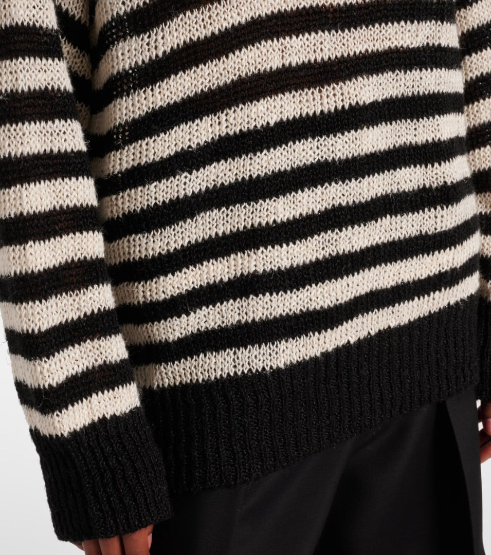 Rohe Stripe Linen Blend Sweater 34