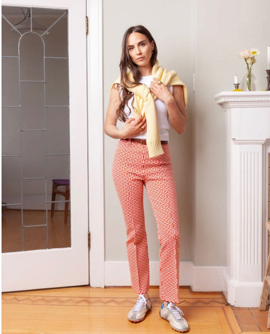 High Sport Orange & White Charlie Trousers S