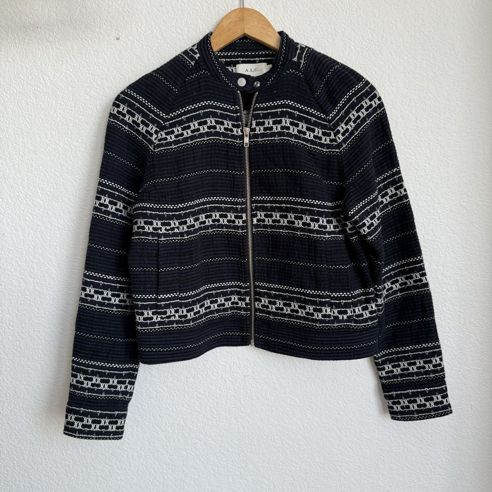 ALC navy stripe jacket 2