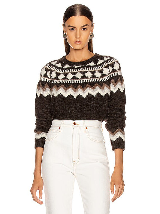 Nili Lotan Fair Isle Sweater Size XS/S