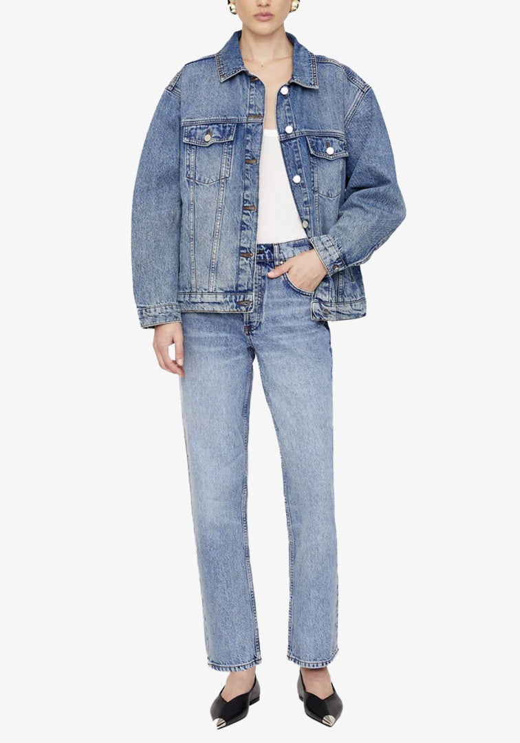 Anine Bing Rory Denim Jacket BNWT