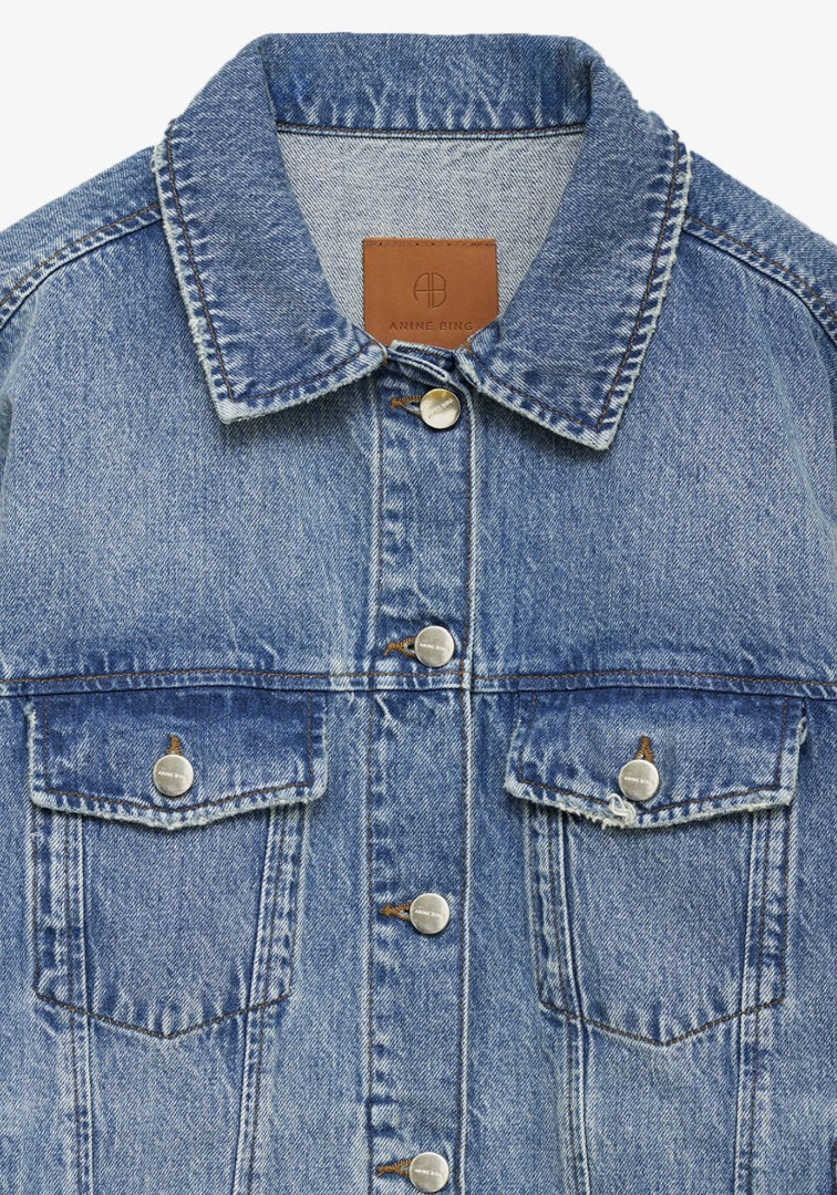 Anine Bing Rory Denim Jacket BNWT