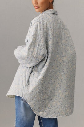 Denimist Floral Shacket XS