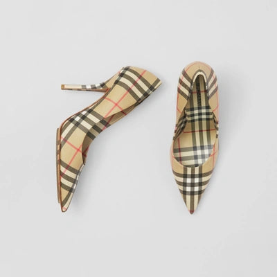 Burberry Vintage Check Aubri Pump Size 39